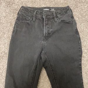 Old Navy Black Stretch Denim Skinny Jeans